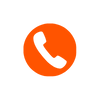 Orange Phone Icon